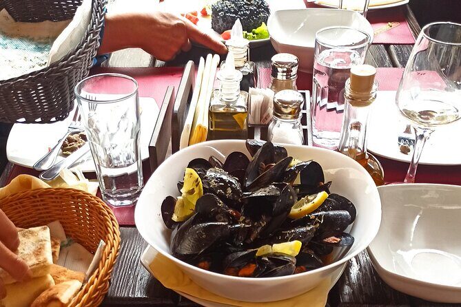 3 Hour Kotor Food Tour - Rick Steves' Recommended - St. Tryphon Cathedral Square: Grandma Sauces, Bread, Olive Oil, and Mussels in Buzara