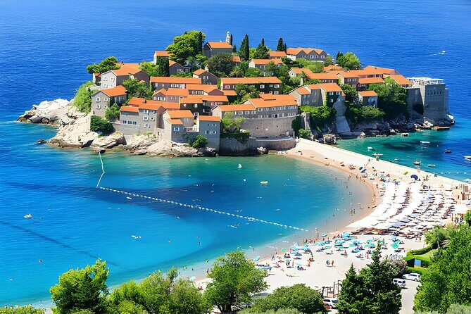 Kotor - Budva - Kotor tour with English speaking driver - Sveti Stefan in about 30 minutes: what the ticket gets you