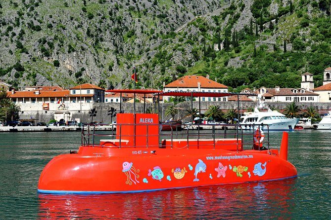 Kotor Red Semi-Submarine Tour: Underwater Cabin Family Adventure - What you’ll see in the Bay of Kotor from the boat